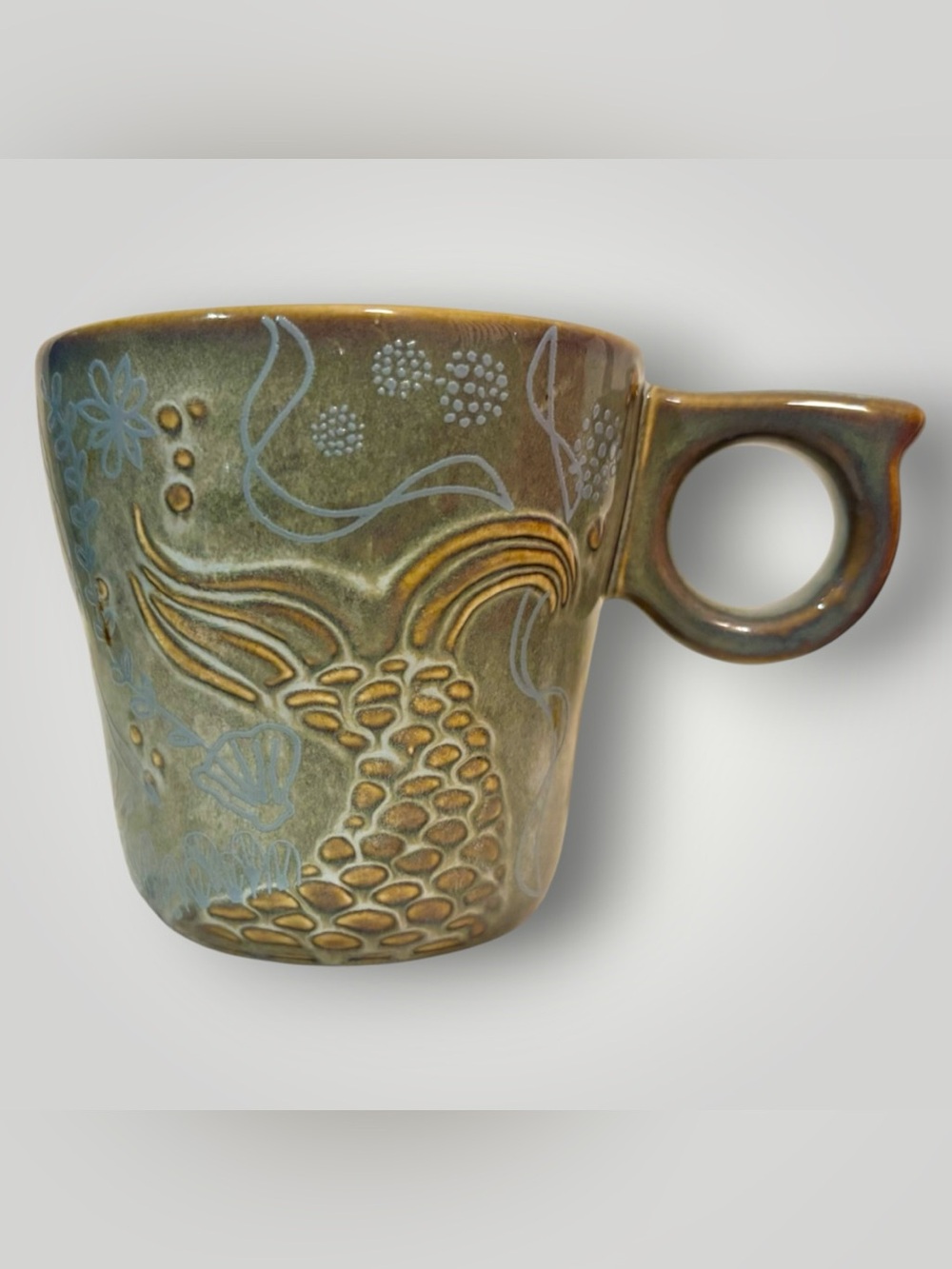 Starbucks Siren Mermaid Tail 2014 Anniversary Collection Coffee Mug 12oz